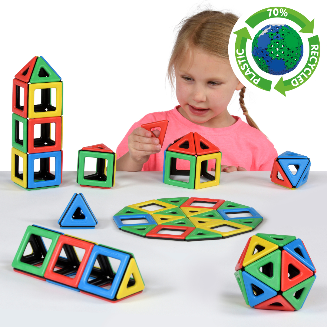 Magnetic Polydron Class Set